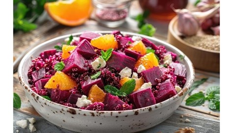 Quinoa, Beetroot and Orange Salad: A Perfect Choice for Weight Loss