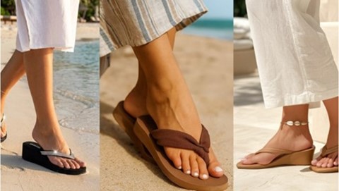 From the Beach to the Runway.. Flip-Flops Enter the Era of French Elegance