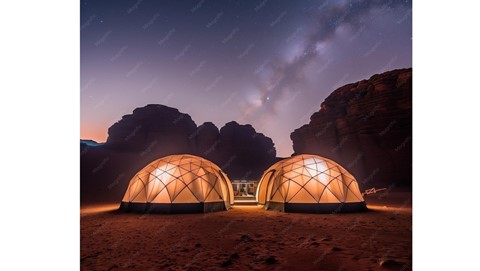 Wadi Rum's 'Martian Domes' Bring a Space-Like Tourism Experience to Jordan