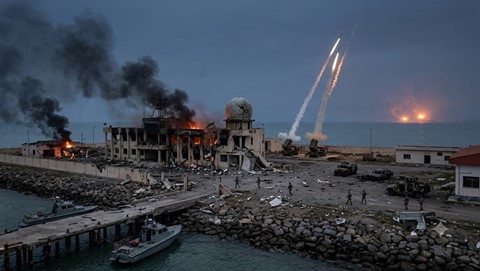 U.S. Strikes Hit IRGC Navy Headquarters in Northern Iran