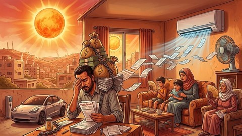 Heat Waves Drive Up Electricity Bills, Increasing Cost of Living for Jordanian Households