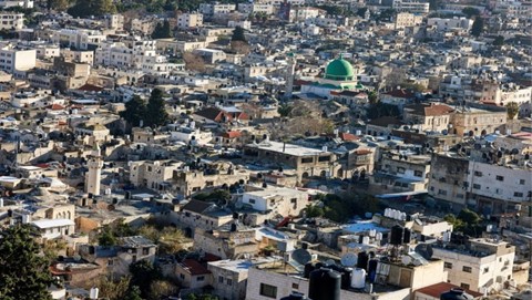 Settlers Burn Mosque Under Construction in Qusra, South of Nablus
