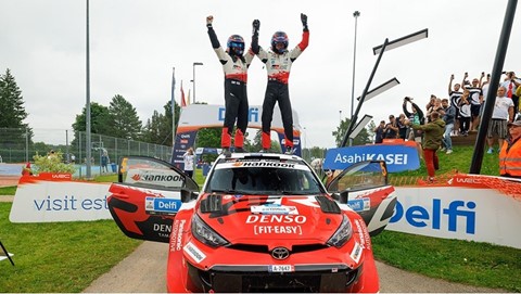 TOYOTA GAZOO Racing Claims One-Two Victory at Rally Estonia